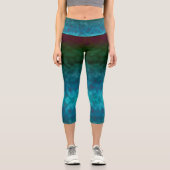 Leggings Capri Canopée des profondeurs (Recto)