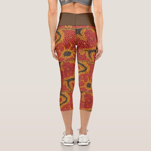 Leggings Capri Capri aux cheveux hauts (Verso)