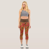 Leggings Capri Capri aux cheveux hauts (Recto)