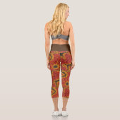 Leggings Capri Capri aux cheveux hauts (Verso)