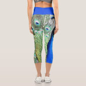 Leggings Capri Capri d'impression haut taille (Verso)