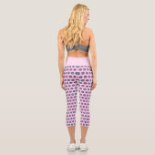 Leggings Capri Capri géométrique haut-taille - Design élégant (Verso)