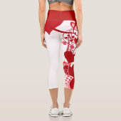 Leggings Capri Capri Haut Coeur Saint Valentin (Verso)