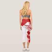 Leggings Capri Capri Haut Coeur Saint Valentin (Verso)