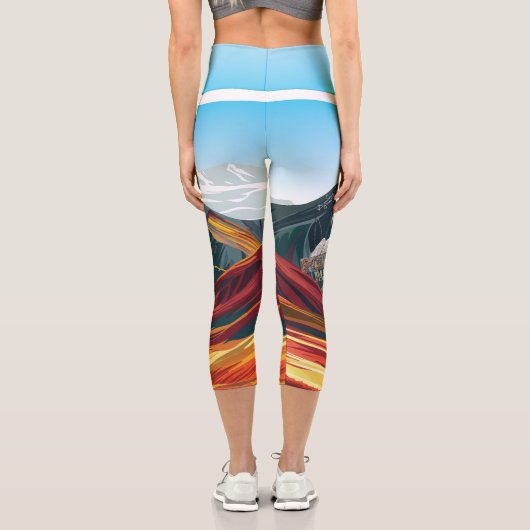 Leggings Capri Capri polychrome (Verso)