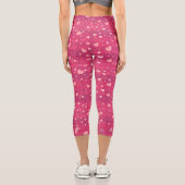 Leggings Capri Capri rose à haute taille (Verso)