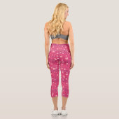 Leggings Capri Capri rose à haute taille (Verso)