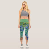 Leggings Capri CAPRI STYLE LEGINGS - Irises - Bleu - van Gogh (Recto)
