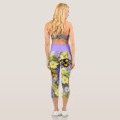 Leggings Capri CAPRI STYLE LEGINGS - "Jardin Fleur" (Verso)