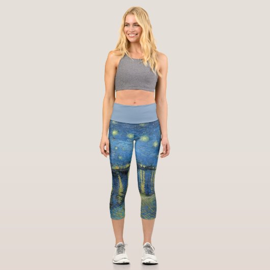 Leggings Capri CAPRI STYLE LEGINGS "Starry Night O.T.R" van Gogh (Recto)