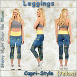 Leggings Capri CAPRI STYLE LEGINGS "Starry Night O.T.R" van Gogh<br><div class="desc">Une image de "Starry Night Over the Rhone" de Vincent van Gogh est présentée sur ces Leggings colorés. Disponible en cinq tailles pour femmes (XS, S, M, L, XL). Voir la description "A propos de ce produit" ci-dessous pour des informations générales sur le dimensionnement et le produit, L'image couvre l'ensemble...</div>