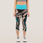 Leggings Capri Capri tapis d'entraînement (Recto)