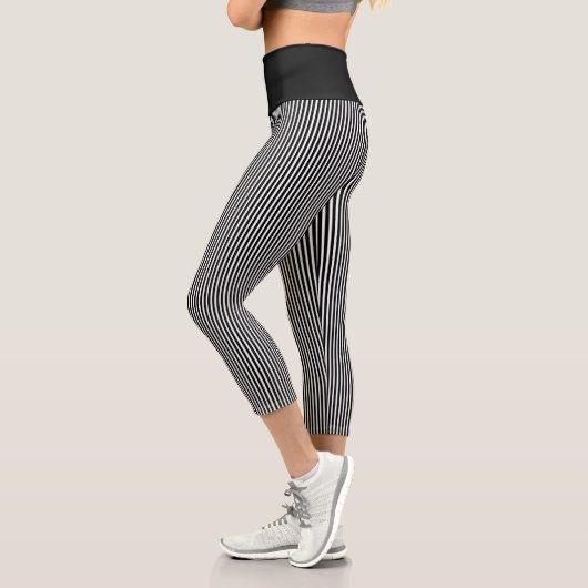 Leggings Capri Capris à haut rayon (Gauche)