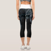 Leggings Capri Capris à haut taille de fumée (Verso)