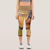 Leggings Capri Capris à haute taille (Recto)