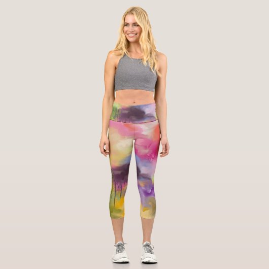 Leggings Capri Capris Abstrait (Recto)