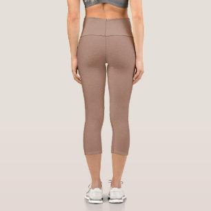 Leggings Capri Capris Beiges pour Toutes les Occasions