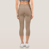 Leggings Capri Capris couleur chair (Verso)