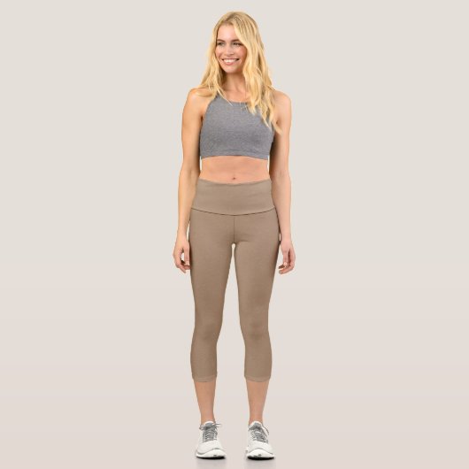 Leggings Capri Capris couleur chair (Recto)