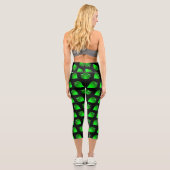 Leggings Capri Capris Custo à la taille élevée (Verso)
