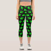 Leggings Capri Capris Custo à la taille élevée (Recto)