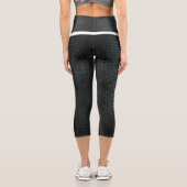 Leggings Capri Capris de crocodile haut taille (Verso)