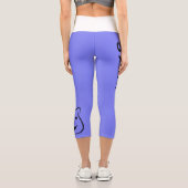 Leggings Capri Capris de taille haute Gymquokka (Verso)