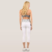 Leggings Capri Capris de taille haute Gymquokka (Verso)