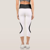Leggings Capri Capris de taille haute Gymquokka (Verso)