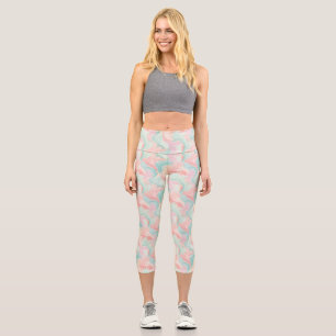 Leggings Capri Capris de yoga personnalisés à taille haute