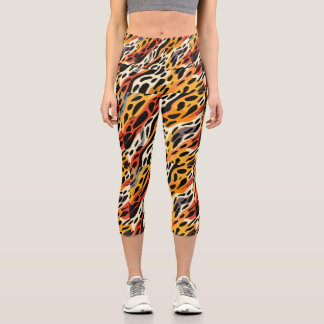 Leggings Capri Capris de yoga personnalisés à taille haute