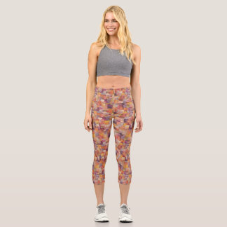 Leggings Capri Capris de yoga personnalisés à taille haute