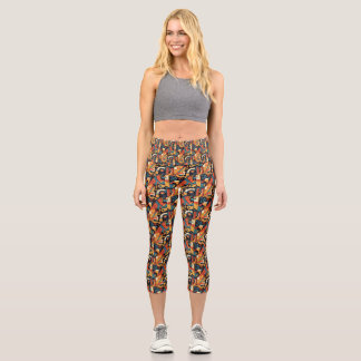 Leggings Capri Capris de yoga personnalisés à taille haute