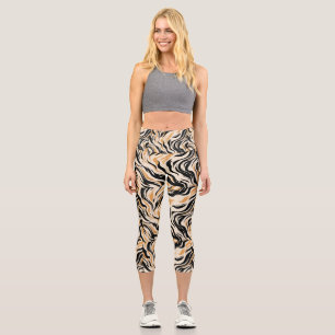 Leggings Capri Capris de yoga personnalisés à taille haute