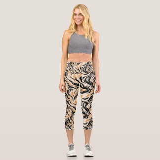Leggings Capri Capris de yoga personnalisés à taille haute