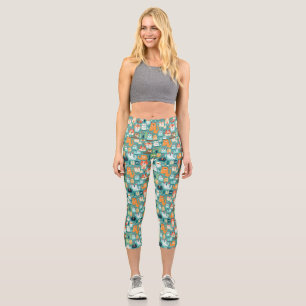 Leggings Capri Capris de yoga personnalisés à taille haute
