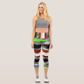 Leggings Capri Capris de yoga taille haute – Reflection Layers (Recto)