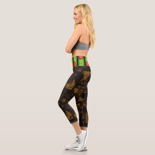 Leggings Capri Capris de yoga taille haute, XS (0-2)