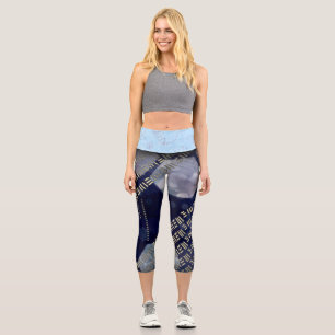 Leggings Capri Capris de yoga taille haute, XS (0-2)