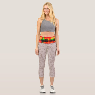 Leggings Capri Capris de yoga taille haute, XS (0-2)
