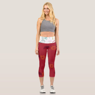 Leggings Capri Capris de yoga taille haute, XS (0-2)
