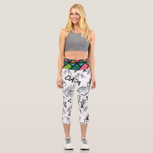 Leggings Capri Capris de yoga taille haute, XS (0-2)