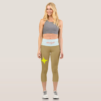 Leggings Capri capris étoilé