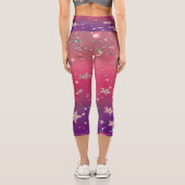Leggings Capri Capris étoilé à taille élevée (Verso)