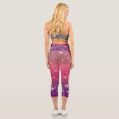 Leggings Capri Capris étoilé à taille élevée (Verso)