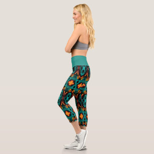Leggings Capri Capris haut taille