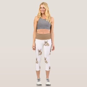 Leggings Capri Capris haut taille