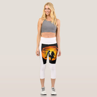 Leggings Capri Capris haut taille