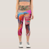 Leggings Capri Capris haut taille (Recto)