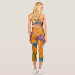 Leggings Capri Capris haut taille